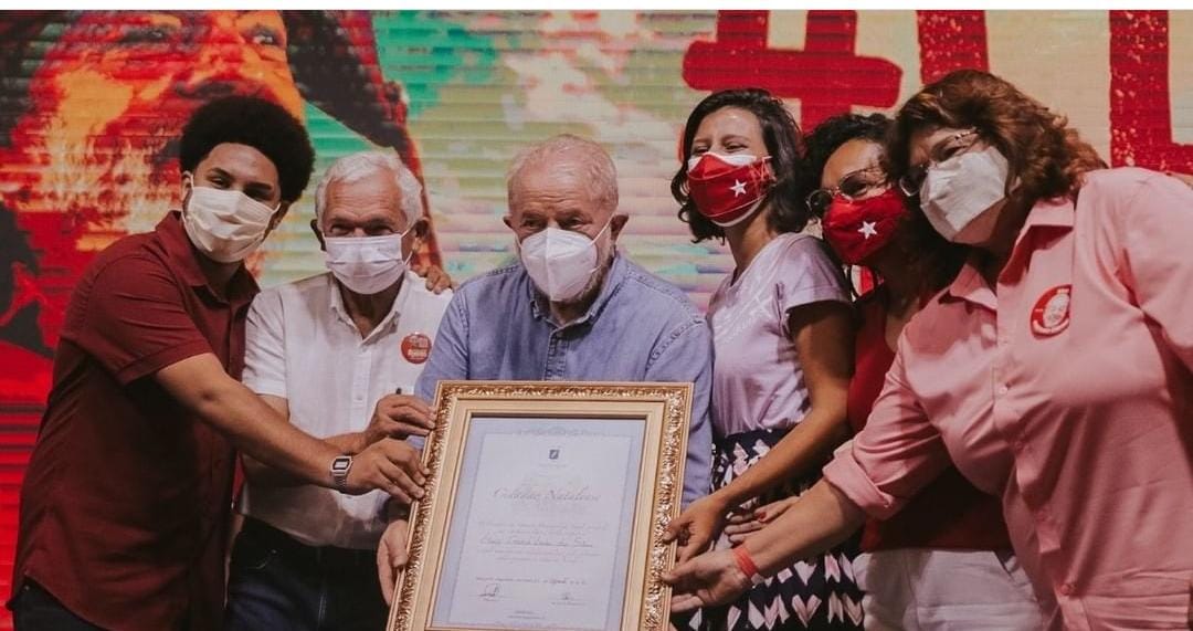 Ex-presidente Lula recebe cidadania natalense | Câmara Municipal de Natal